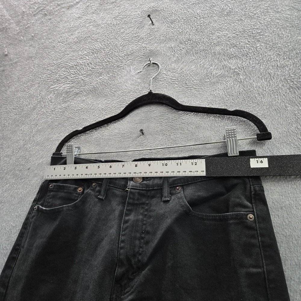 Levi's 513 Men Jeans 32X32 Black Denim Slim Straight 31